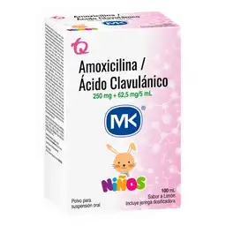 Amoxicilina/acido Clavulanico 250/ 62.5 Mg Frasco
