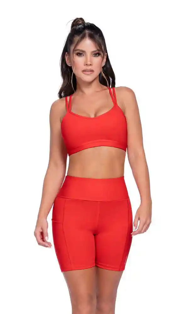 Top Deportivo Copa Removible L-rojo