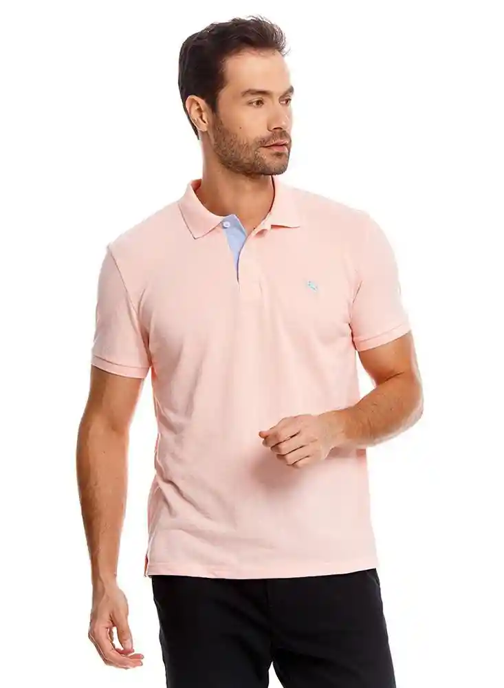 Camiseta Polo Para Hombre M - Rosado