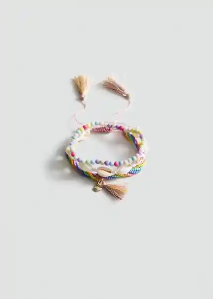 Pulsera Rainbow Rosa Palo Talla 99 Niñas Mango