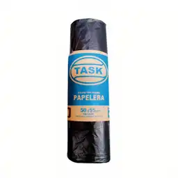 Task Bolsa de Basura Rollo Negra Papelera 1017089