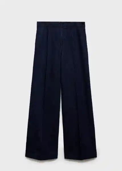 Pantalón Alba Tejano Soft Talla M Mujer Mango