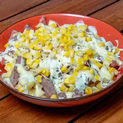 Salchipapa de Lomo
