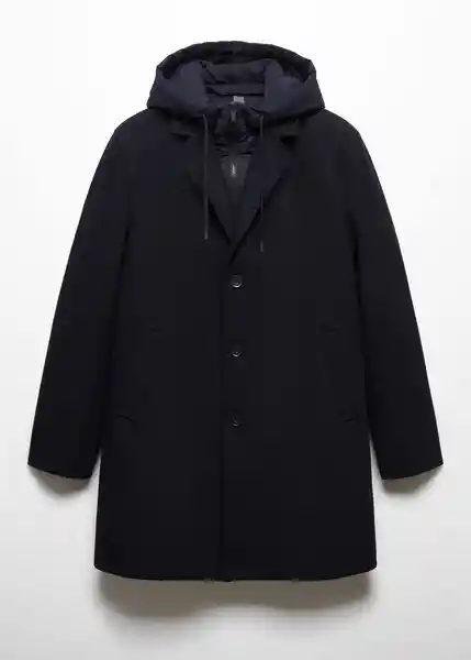 Abrigo Train Navy Talla M Hombre Mango