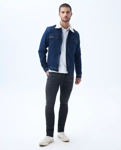 Jean Hombre Negro Talla 30 532F605 Americanino