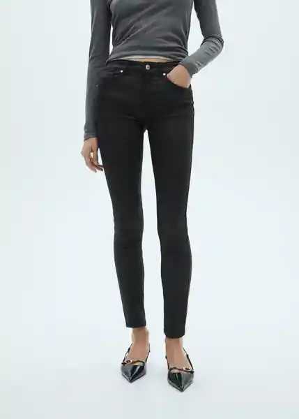 Jean Alex Khaki Talla 38 Mujer Mango