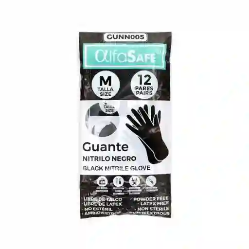 Guantes Nitrilo Negro (m) Bolalt