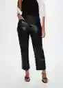 Pantalón Lille Negro Talla 36 Mujer Mango