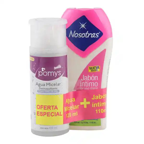 Pomys Kit Agua Micelar + Nosotras Jabón Íntimo