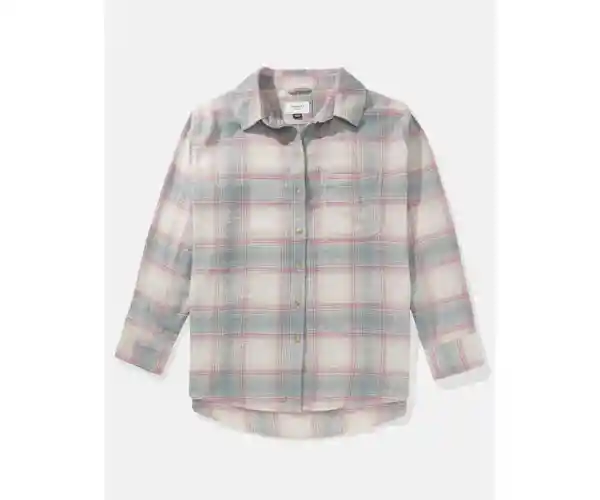 Camisa Mujer Azul Talla X-Small American Eagle