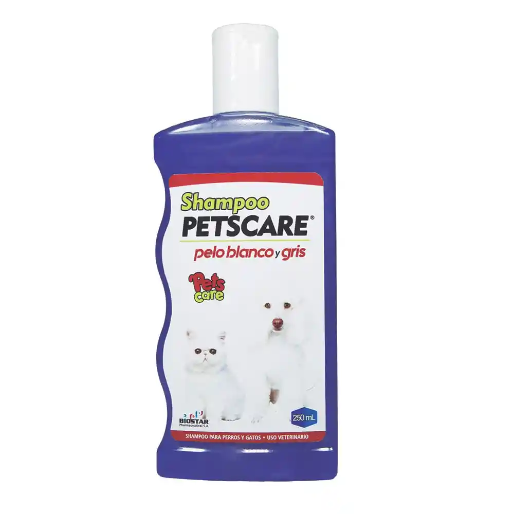 Pets Care Shampoo para Mascotas Pelo Blanco y Gris