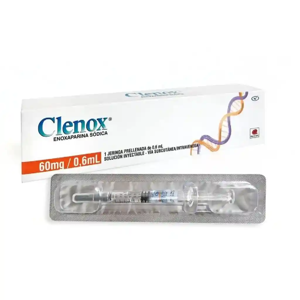 Clenox Enoxaparina 60 Mg X 1 Jeringa Prellenada