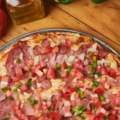 Pizza Mixta Carnes y Vegetales