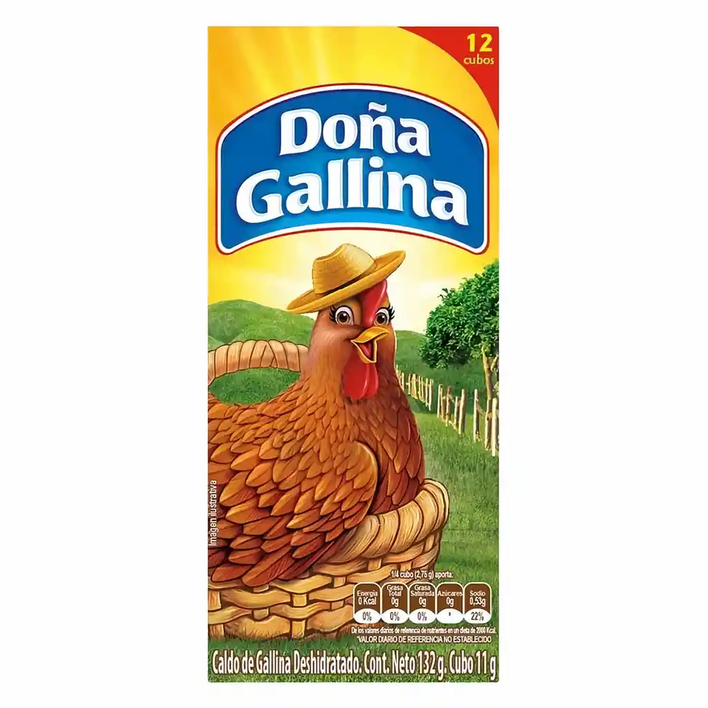 Dona Gallina Caldo Sazonador Deshidratado