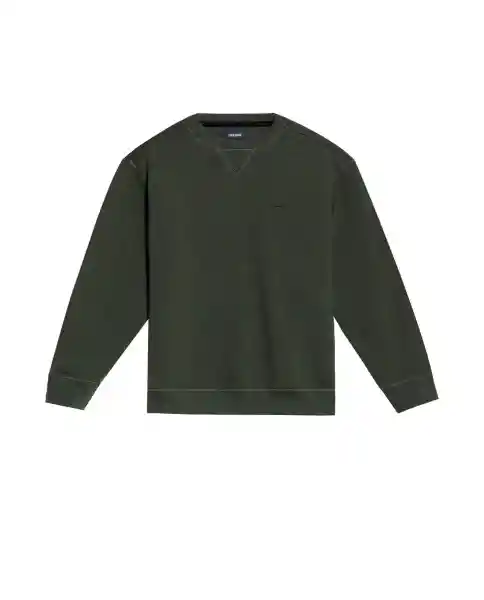 Buzo Duck Graphic Verde Soldado Ultraoscuro Talla S Chevignon