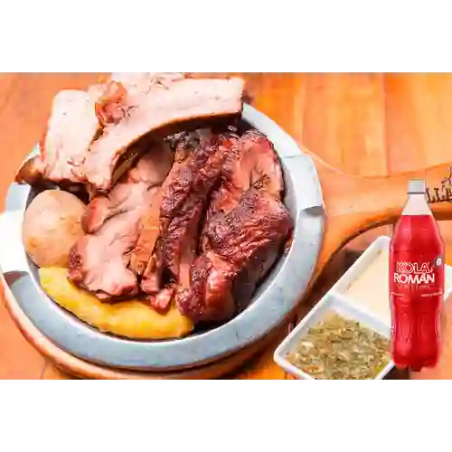 Combo Mixto para 2 + Kola Román Original 1.5L