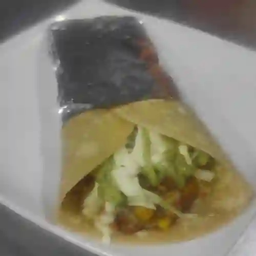 Burrito de Pollo con Champiñones