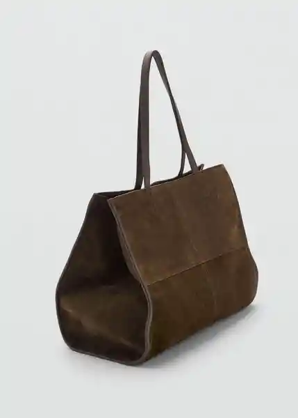Bolso G Fes Khaki Talla 99 Mujer Mango