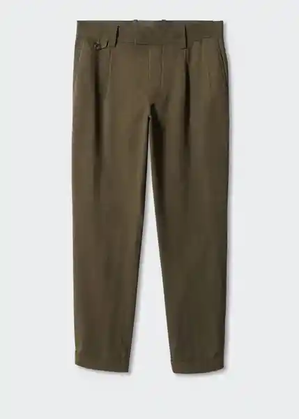 Pantalón Delave Caza Talla 42 Hombre Mango