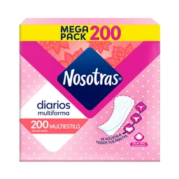 Nosotras Protector Íntimo Diarios Multiestilo