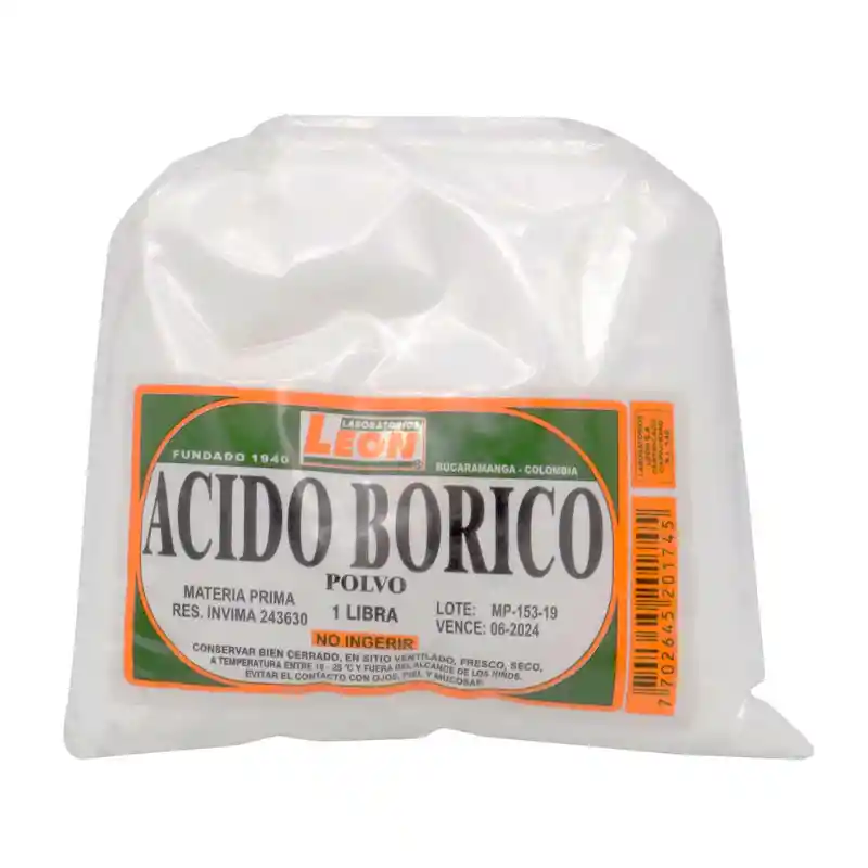 León Ácido Bórico 1 Libra