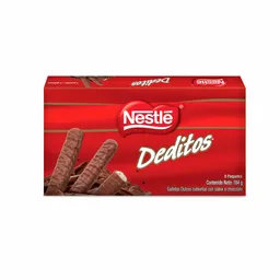 Galletas dulces cubiertas con chocolate DEDITOS® NESTLÉ x 1 caja x 184g