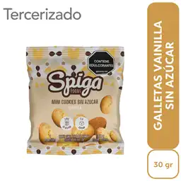 Spiga Mini Cookies Sin Azúcar Sabor Vainilla
