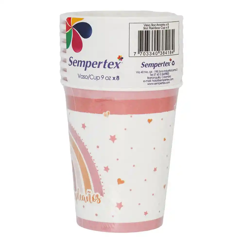 Vasos Sempertex Arcoiris (1 Und)