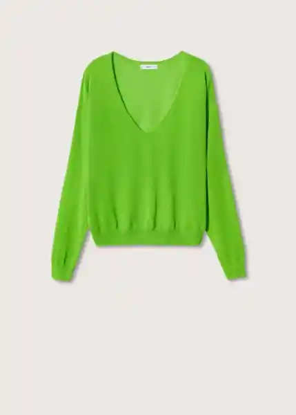 Jersey Canto Verde Talla Xs Mujer Mango