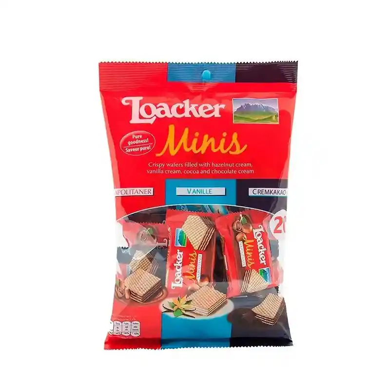 Loacker Galleta Wafer Minis Mix