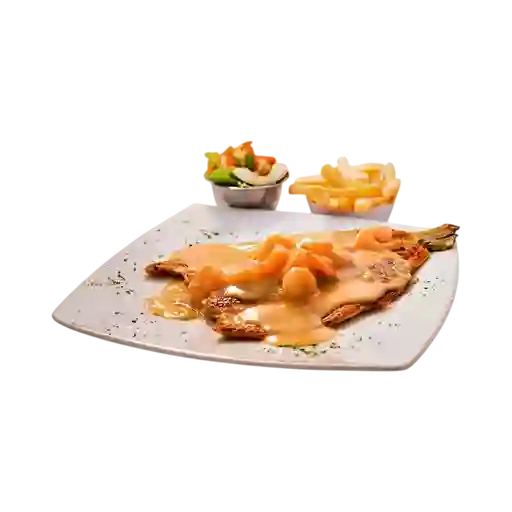 Trucha en Salsa de Mariscos