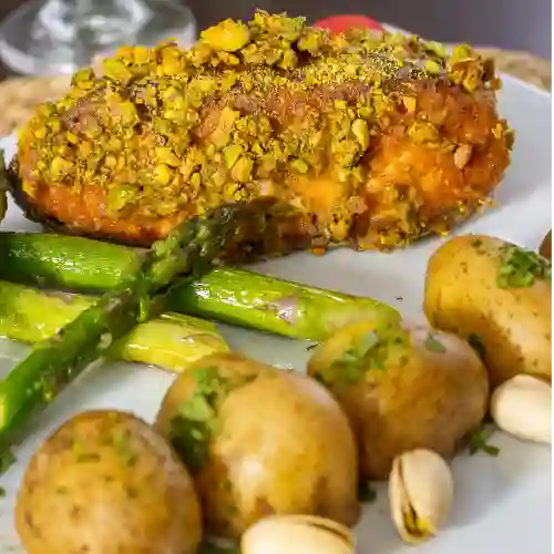 Salmon en Costra de Pistachos