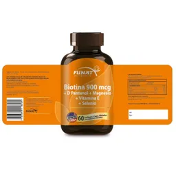 Funat Cápsula Blanda Biotina (900 mcg)