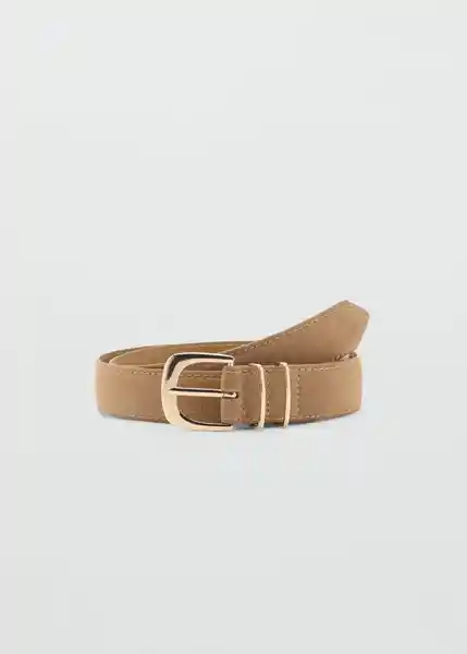 Cinturón Mayo Arena Talla S Mujer Mango