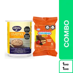 Combos Plus One: Avena Canela Alpina + Barrita Chocoramo 5 Und