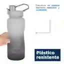 Botella Plástico Gran Capacidad Colores de Degradado 2 L Miniso