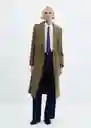 Abrigo Eye Khaki Talla 24 Mujer Mango