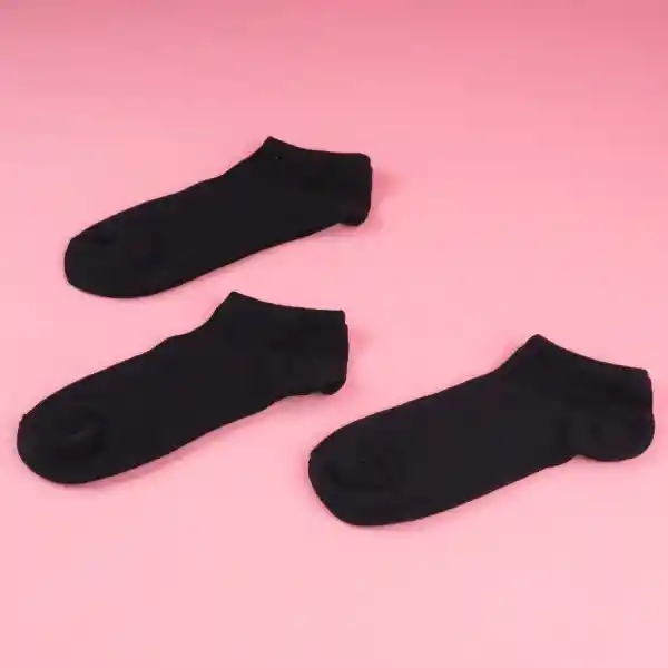 Calcetines Para Hombre de Algodón Negras Miniso