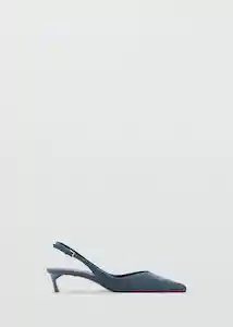 Zapatos Care Azul Talla 37 Mujer Mango