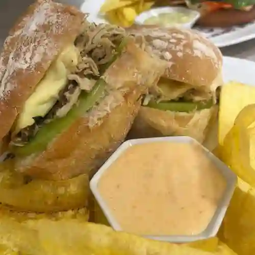 Combo Emparedado Pollo y Champiñones
