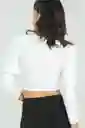 Crop Top Atwood Color Blanco Crudo Talla S Ragged