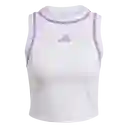 Adidas Camiseta Cb Cro Tk Manga Sisa Mujer Gris Talla XS