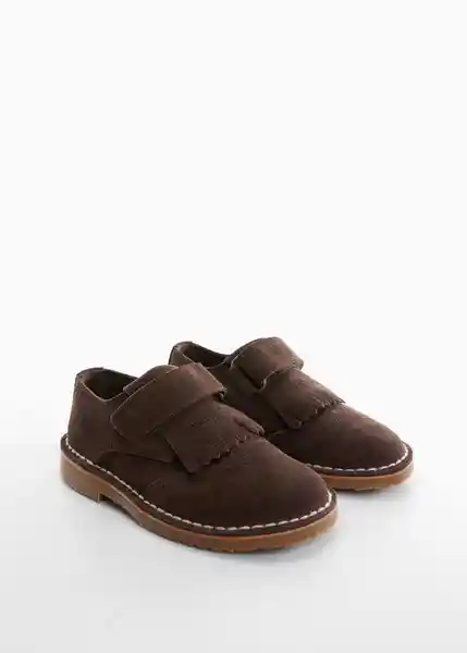 Zapatos Tomb Chocolate Talla 24 Niños Mango