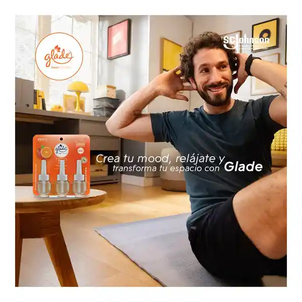 Glade Aceite Naturales Mood Collection Happy Sweet 3 x 21 mL