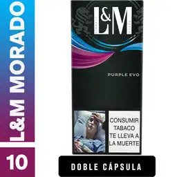 L&M Purple​ x 10 Cigarrillos