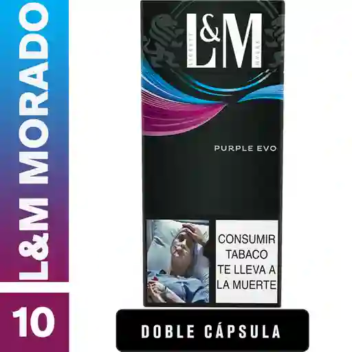 L&M Purple​ x 10 Cigarrillos