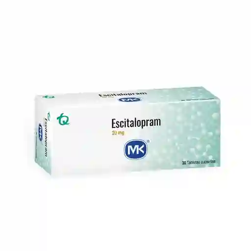 Mk Escitalopram (20 mg) 30 Tabletas