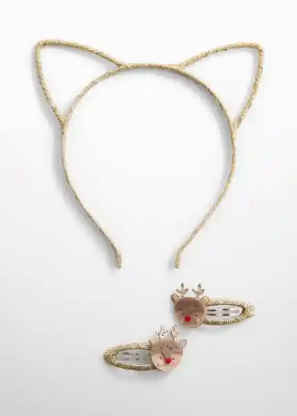 Diadema Renog Oro Talla 99 Niñas Mango