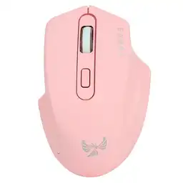 Jaltech Mouse Gamer Inalámbrico Recargable Rosa
