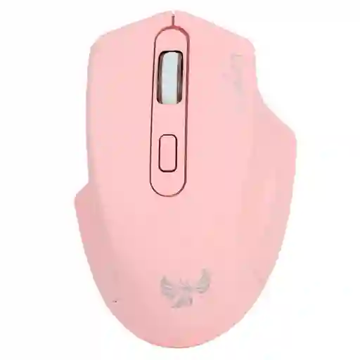 Jaltech Mouse Gamer Inalámbrico Recargable Rosa